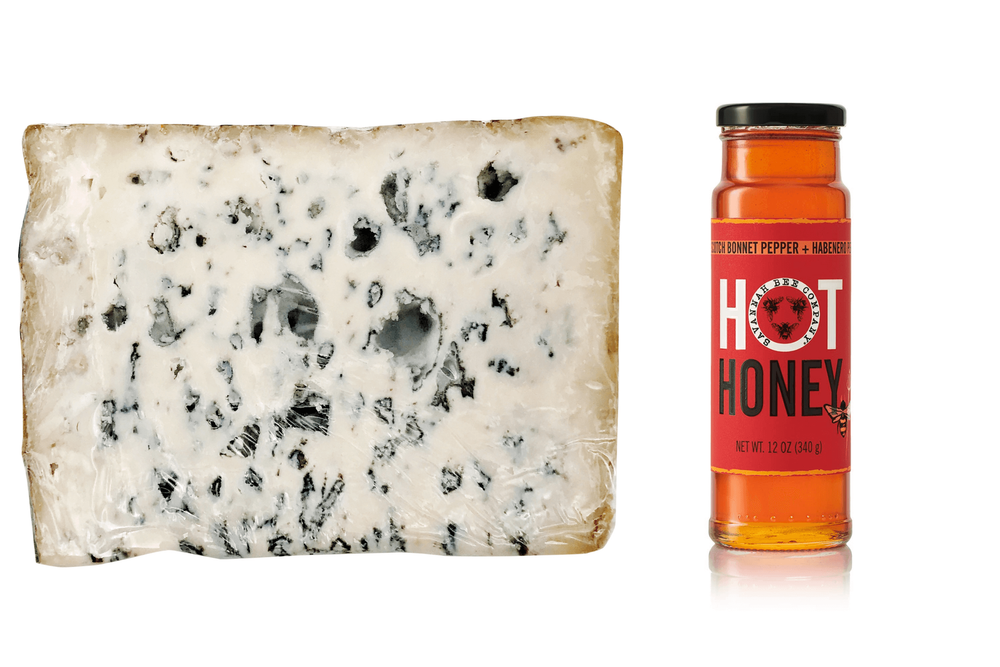 Valdeon blue cheese and Mike's hot honey